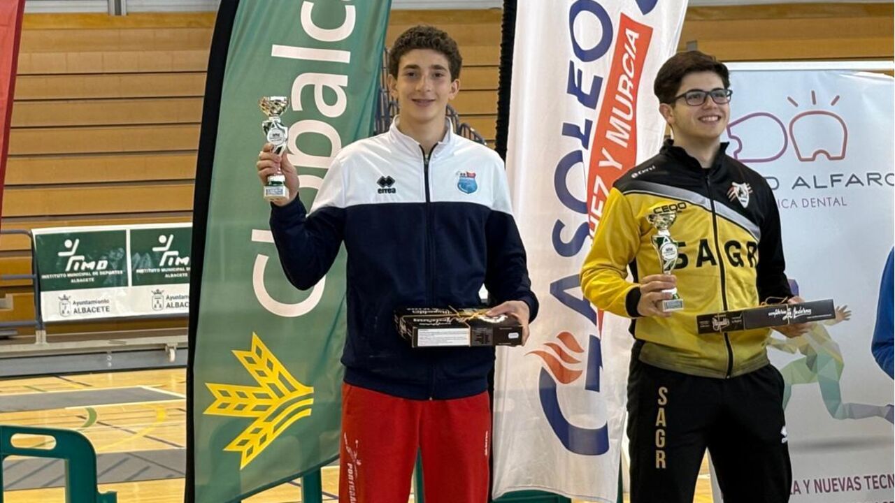 Xavier Melo no pódio