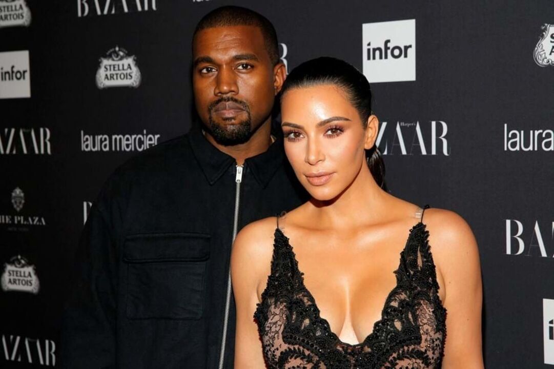 Kanye West com Kim Kardashian