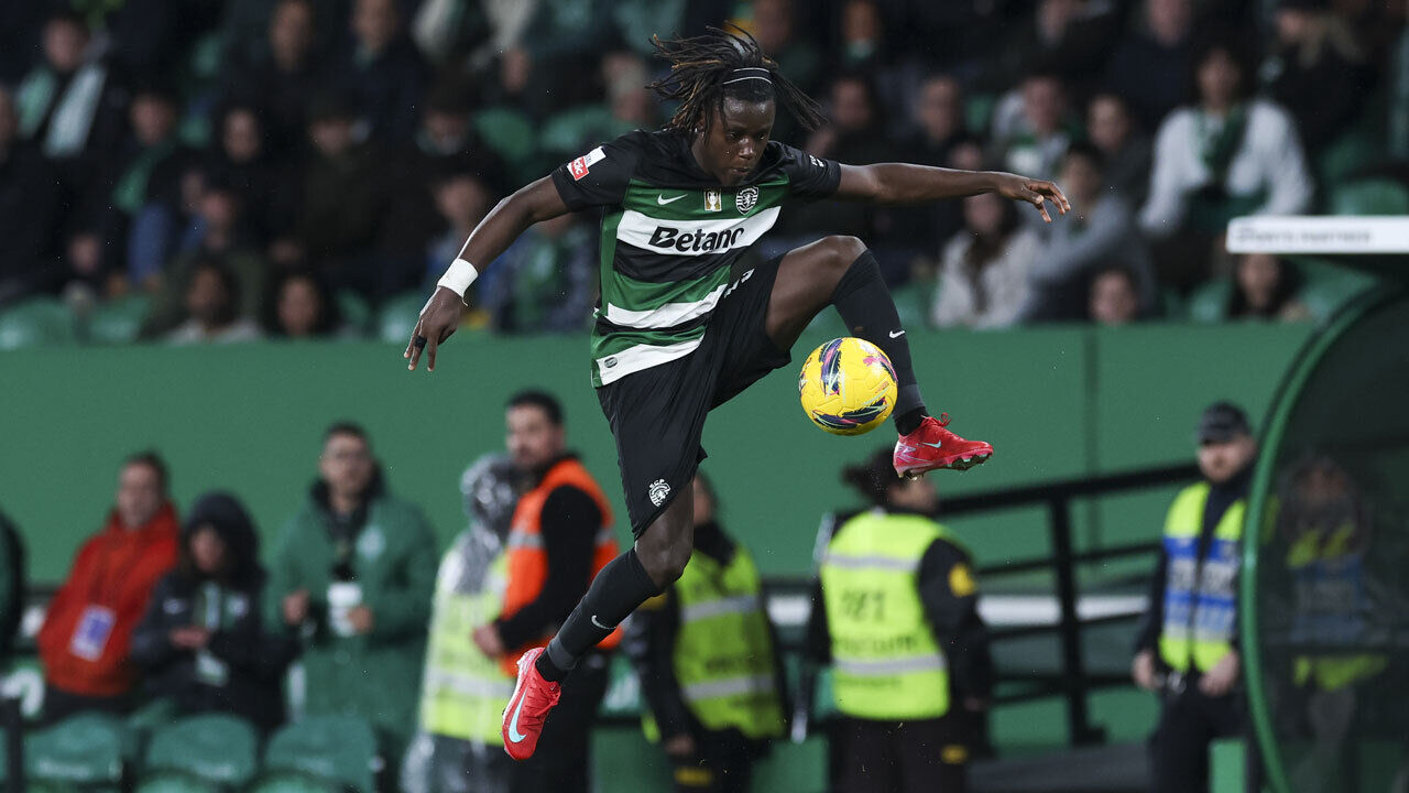 Quenda em ação no Sporting-Famalicão