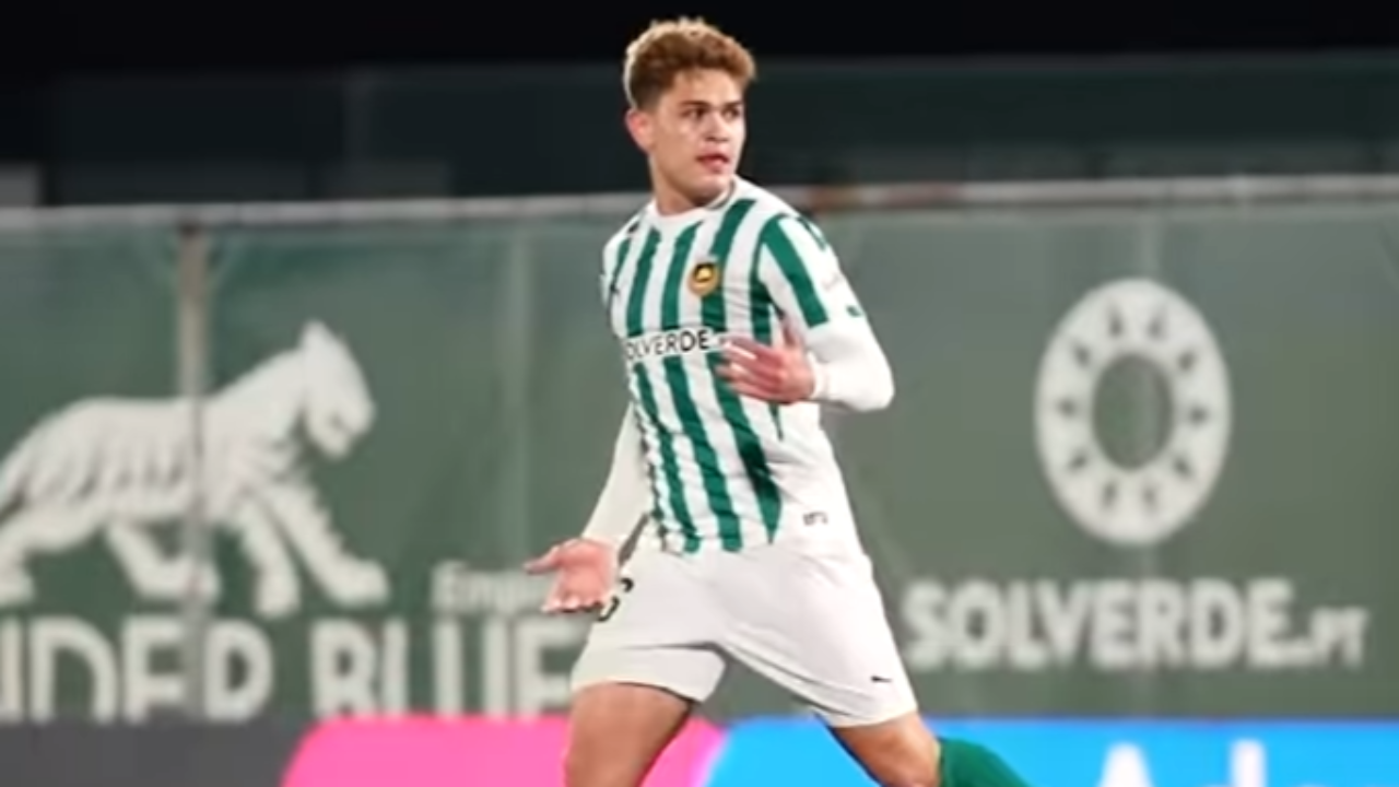Aguilera, jogador do Rio Ave, após marcar ao Benfica