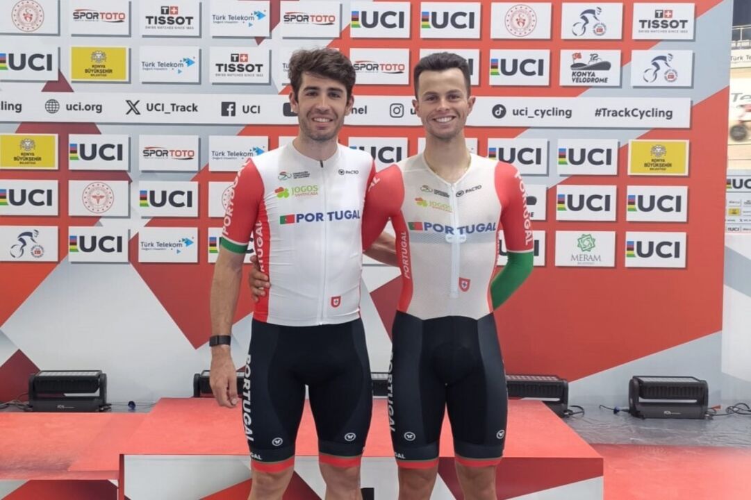 Dupla Miguel Salgueiro e João Matias fica no 7.º lugar em madison na Taça das Nações de pista