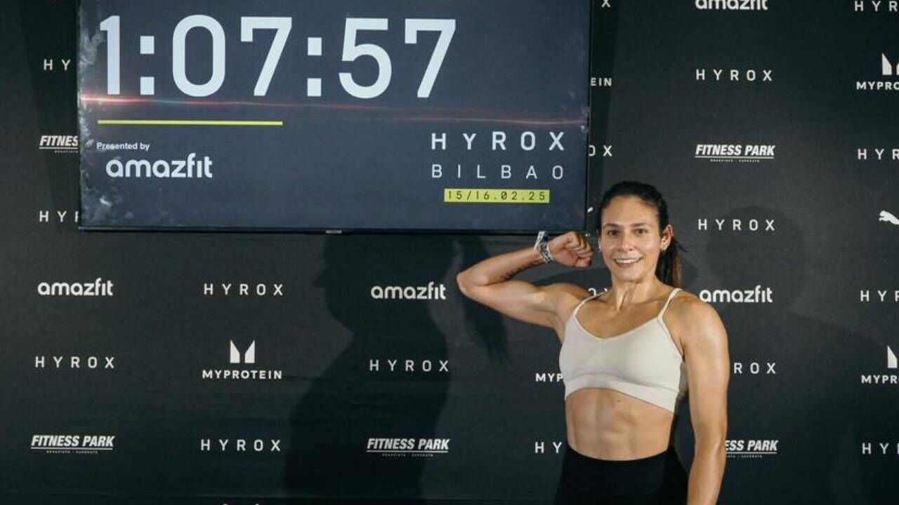 Inês no final da prova em Bilbao, resultado esse que lhe permitiu garantir uma vaga no Campeonato do Mundo