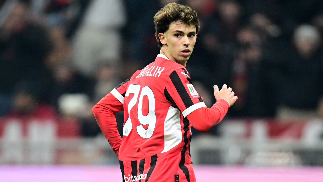 João Félix, jogador do Milan