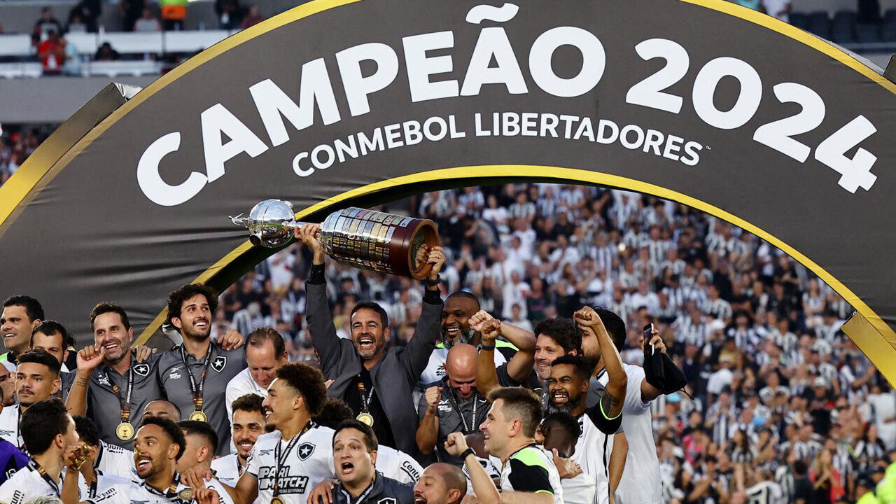 Botafogo, vencedor da Taça Libertadores em 2024