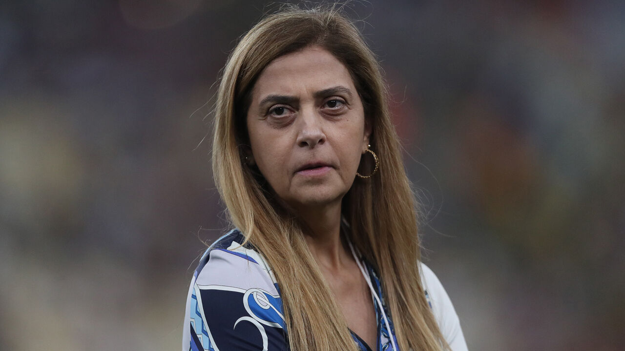 Leila Pereira, presidente do Palmeiras