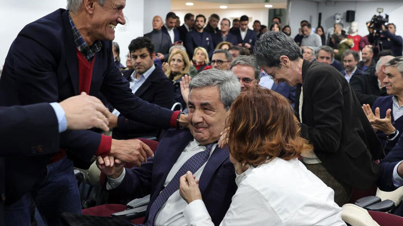 Fernando Gomes no momento em que é eleito presidente do COP