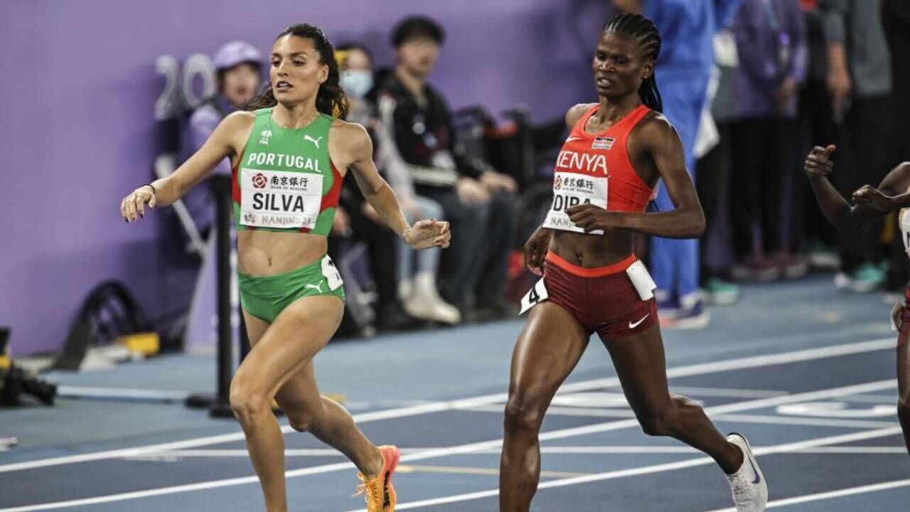 Patrícia Silva na prova de qualificação dos 800 metros