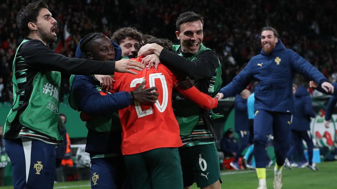 Trincão no Portugal-Dinamarca