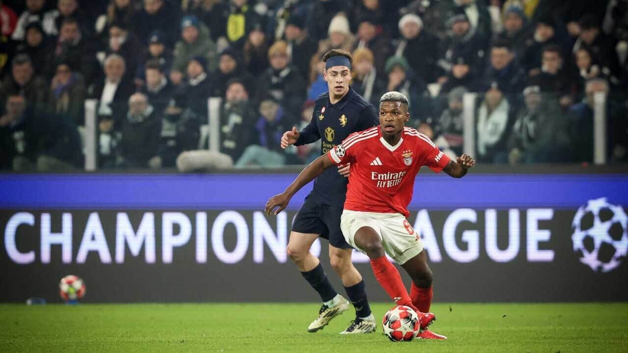 Florentino no Juventus-Benfica