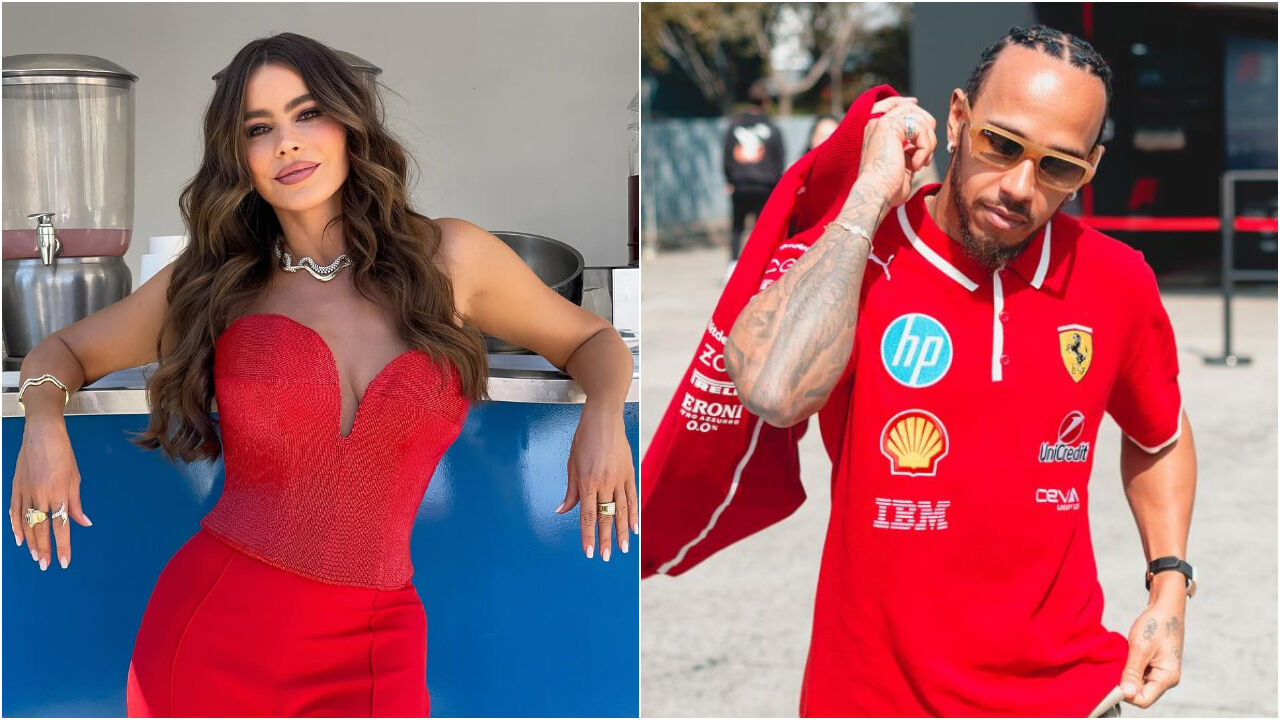 Sofia Vergara e Lewis Hamilton