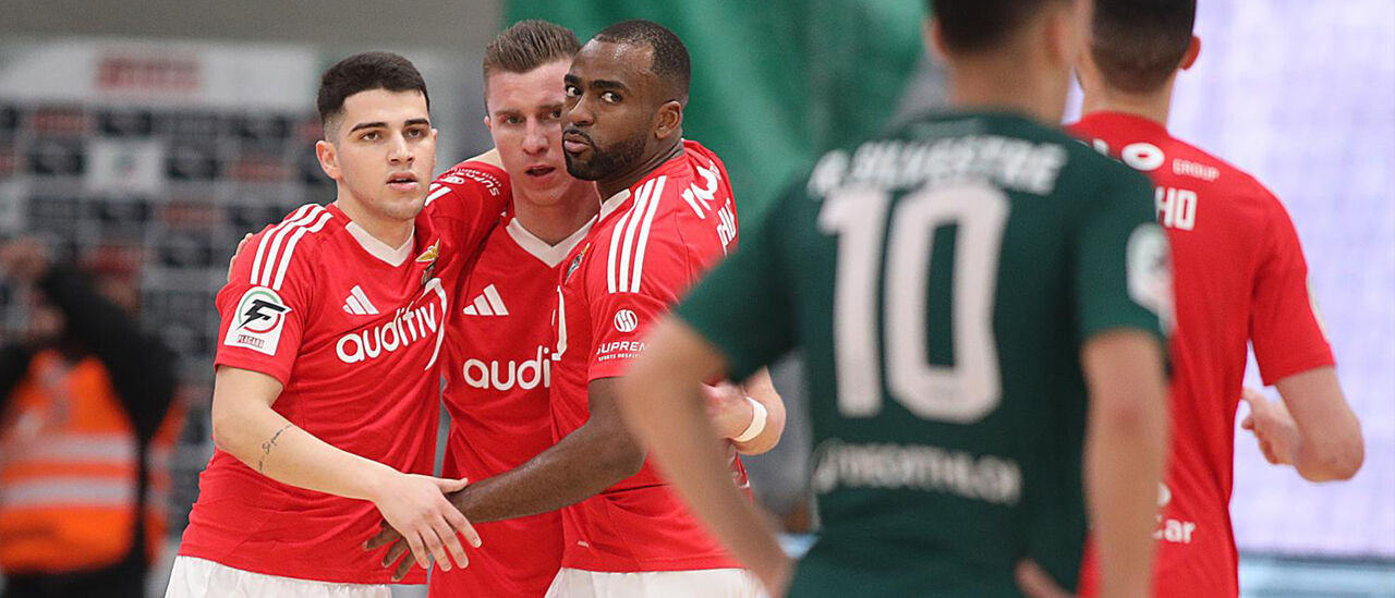 Benfica garantiu a presença na final da Taça de Portugal de futsal