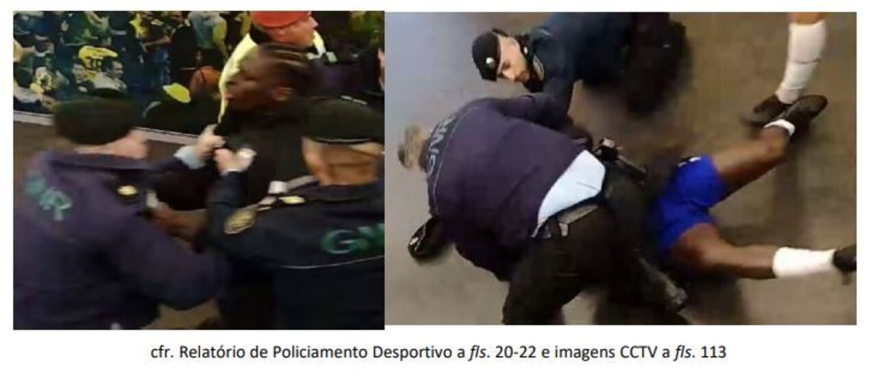 Imagens de videovigilância que constam no acordão