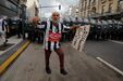 Protestos nas ruas de Buenos Aires