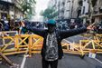 Protestos nas ruas de Buenos Aires