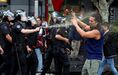 Protestos nas ruas de Buenos Aires