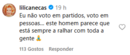 O primeiro post de Lili Caneças