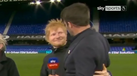 Ed Sheeran 'invadiu' entrevista de Ruben Amorim e a cara do treinador... diz tudo