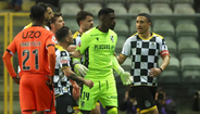 Bruno Varela após ser alvo de insultos racistas no Estádio do Bessa