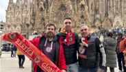 Adeptos do Benfica mostram-se confiantes em Barcelona