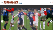 Imagem do site do 'TuttoSport' sobre o lance de Taremi no Inter-Feyenoord