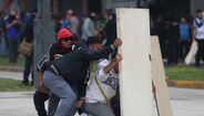 Protestos nas ruas de Buenos Aires