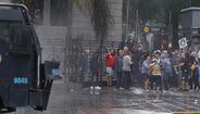 Protestos nas ruas de Buenos Aires