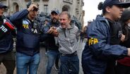 Protestos nas ruas de Buenos Aires