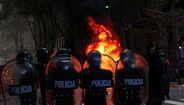 Protestos nas ruas de Buenos Aires