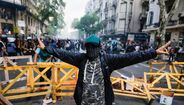 Protestos nas ruas de Buenos Aires
