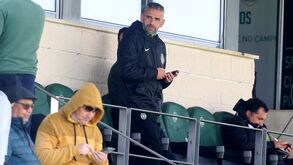 Rui Borges e Quenda assistem ao Sporting B-1.º Dezembro