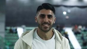 Rui Silva assistiu à vitória do Sporting diante do Ferreira do Zêzere em futsal