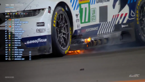 Carro de Bernardo Sousa pega fogo durante prova do WEC e português demonstra calma impressionante