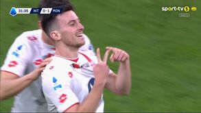 Dany Mota assiste de calcanhar no Inter Milão-Monza