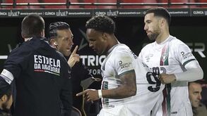 Jovane Cabral num jogo do E. Amadora