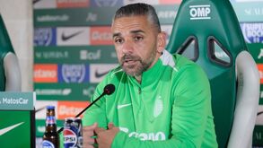 Rui Borges, treinador do Sporting, em conferência de imprensa