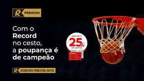 Assinatura Record Premium também dá saldo no Cartão Continente