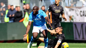 Lukaku no jogo com o Veneza