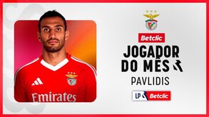 Pavlidis eleito jogador do mês da Liga Portugal Betclic em fevereiro