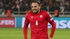 Giorgi Kochorashvili está amarrado pelo Sporting