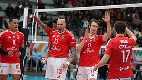 Benfica vence Ala Gondomar e está nas meias-finais do playoff do campeonato de voleibol