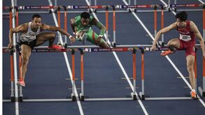 Abdel Kader Larrinaga apura-se para as 'meias' dos 60 barreiras no Mundial de pista curta