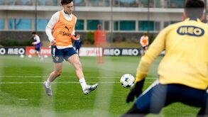 Último treino de Portugal antes da Dinamarca com todos e Proença a assistir