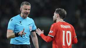 Slavko Vincic com Bernardo Silva