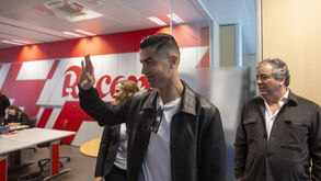 As imagens da visita de Cristiano Ronaldo à Medialivre