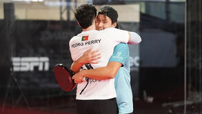 Pedro Perry e Juampa Andrada festejam a vitória