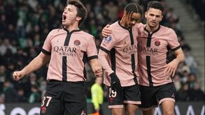 João Neves celebra o golo com Ramos a observá-lo à distância