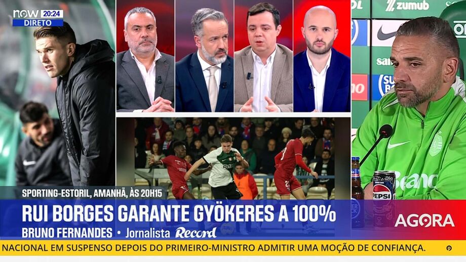 Bruno Fernandes, jornalista de Record, explicou a situação no programa 'Record na Hora' no Now