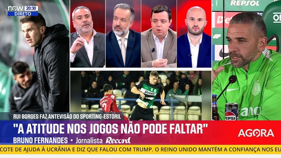 Discussão entre Sérgio Krithinas, Bruno Fernandes e Rafael Soares no programa 'Record na Hora'