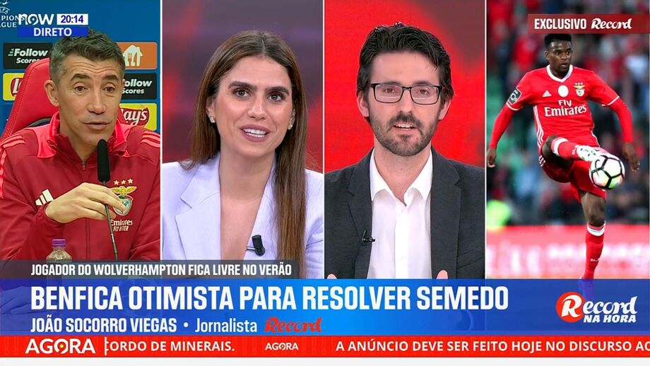 João Socorro Viegas, editor de Record, em declarações no programa 'Record na Hora' no Now