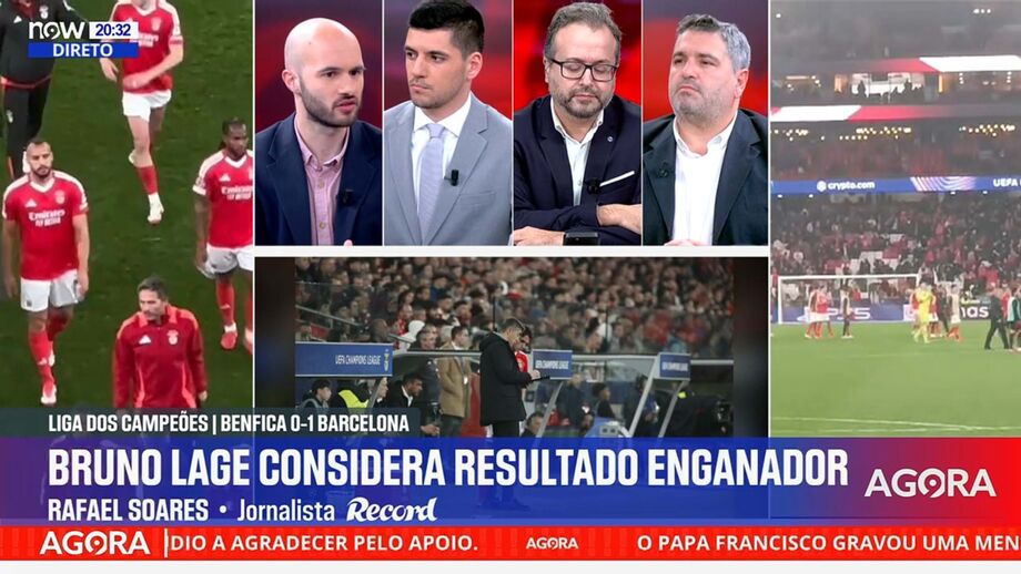 Rafael Soares, jornalista de Record, em declarações no programa 'Record na Hora' no Now